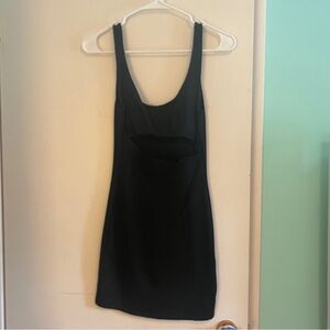 Topshop Bodycon Mini Dress - Black